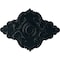 Ekena Millwork Piedmont Ceiling Medallion (Fits Canopies up to 6 1/2"), 67 1/8"W x 48 5/8"H x 1 7/8"P, Night Shade CM67PENSF - alternate 1